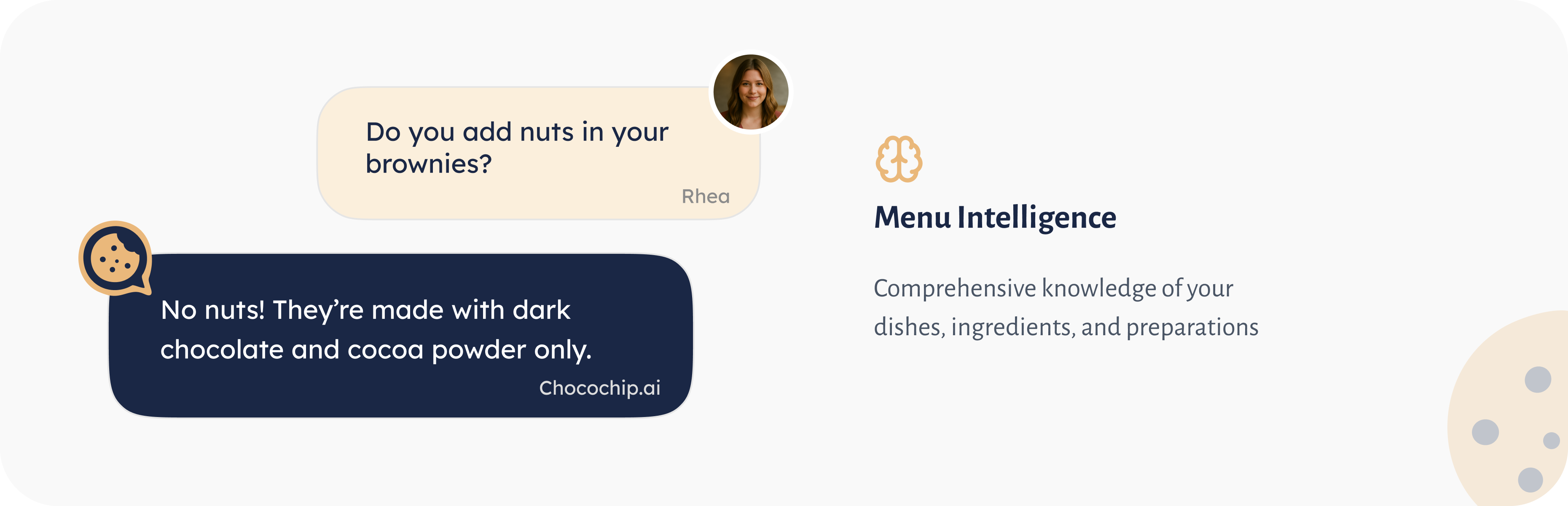 Menu Intelligence